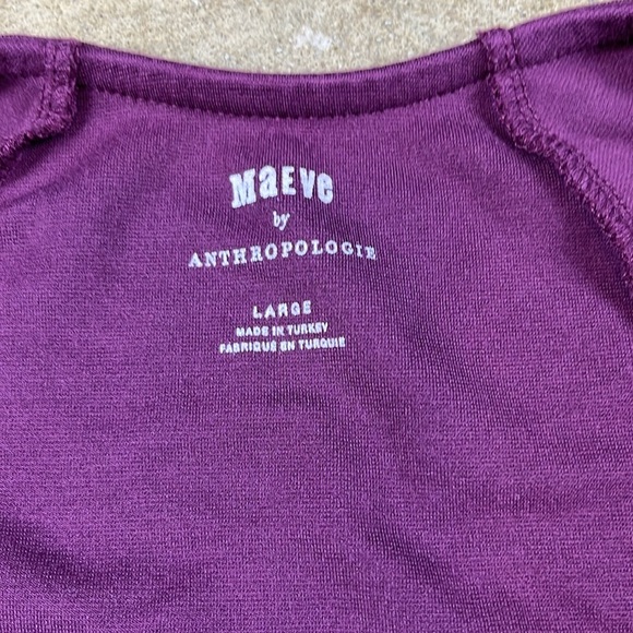 Maeve by Anthropologie Purple Long Sleeve Fitted top
Size: Large - Picture 2 of 5